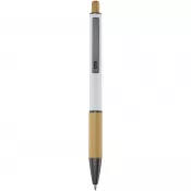 Biały - Darius długopis z aluminium z recyklingu