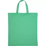 zielony - Torba bawełniana z krótkim uchem 140 g/m2 MARSHALL