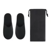 Kapcie hotelowe w etui rozmiar 43–44 FLIP FLAP Czarny