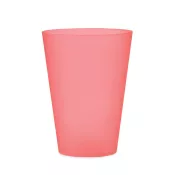 Kubek eventowy z PP 300 ml FESTA Przezroczysty Czerwony