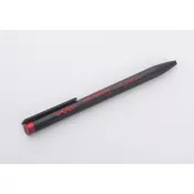czerwony - Długopis metalowy ALI z dwukolorowym grawerem