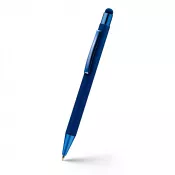 granatowy - Długopis aluminiowy z touch pen-em | Ida