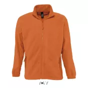 Bluza polarowa męska rozpinana 300 g/m² Sol's NORTH Pomaranczowy