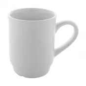 biały - Marknad ceramiczny kubek do układania w stosy