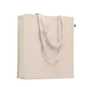 Torba na zakupy z bawełny organicznej 220 g/m² BENTE Bezowy