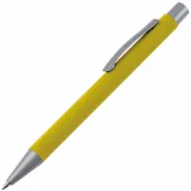 żółty - Metalowy długopis reklamowy ABU DHABI