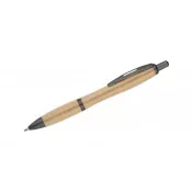 brązowy - Długopis bambusowy SIGO