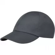 Szary sztormowy - Cerus 6-panelowa luźna czapka z daszkiem