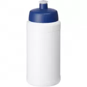 Biały-Niebieski - Bidon Baseline® Plus o pojemności 500 ml z wieczkiem sportowym