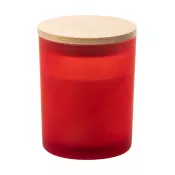 czerwony - Daizu świeca zapachowa waniliowa