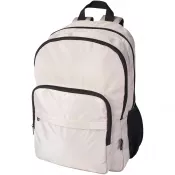Oatmeal - Trend Plus plecak na laptopa o przekątnej 15-cali o pojemności 20 l wykonany z materiałów z recyklingu z certyfikatem GRS