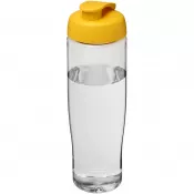 Przezroczysty-Żółty - Bidon H2O Tempo® o pojemności 700 ml z wieczkiem zaciskowym