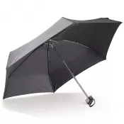 czarny - Niewiarygodnie lekka parasolka ⌀92 cm z pokrowcem