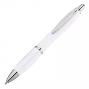 biały - Plastikowy długopis reklamowy WLADIWOSTOCK (jednolity kolor)