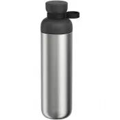 Czarny - Butelka na wodę Mepal Vita 900 ml ze stali nierdzewnej z recyklingu