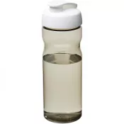 Biały-Ciemnografitowy - Bidon H2O Eco o pojemności 650 ml z wieczkiem zaciskowym