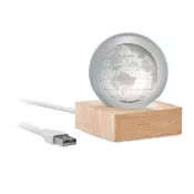 Lampka LED szklana kula GLOBE LIGHT