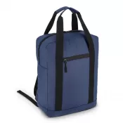 ciemnoniebieski - Plecak z powłoką PU, wykonany z materiału R-PET 600D, 27,5 x 12 x 37,5 cm, 12 l