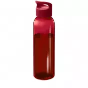 Czerwony - Sky butelka na wodę o pojemności 650 ml z tworzyw sztucznych pochodzących z recyklingu