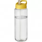 Przezroczysty-Żółty - Bidon H2O Vibe o pojemności 850 ml z wieczkiem z dzióbkiem