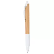 brązowy - Długopis BAMBOO RUBBER