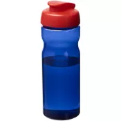 Błękit królewski-Czerwony - Bidon H2O Eco o pojemności 650 ml z wieczkiem zaciskowym