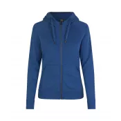 Azure - Bluza damska z kapturem ID CORE/zip 0639 300 g/m²