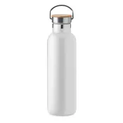 Termos z bambusową pokrywką 750 ml HELSINKI MED Bialy