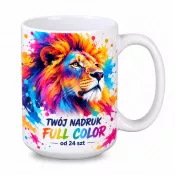 Duży kubek reklamowy Nevada Art Solid (450 ml)