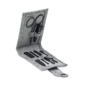 Zestaw do manicure w etui z filcu RPET NAILKIT FELT