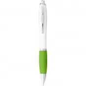 Biały-Limonka - Długopis Nash czarny wkład