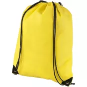 Żółty - Plecak non woven Evergreen premium, 34 x 42 cm
