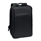 Plecak na laptop 13" z RPET z kablem USB SEOUL Czarny
