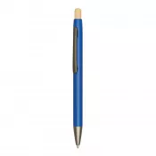 niebieski - Długopis aluminiowy BAMBOO PUSHER