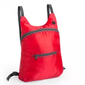 czerwony - Składany plecak