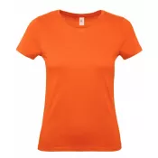 Orange (235) - Damska koszulka reklamowa 145 g/m² B&C #E150 / WOMEN