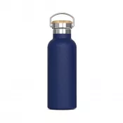 ciemnoniebieski - Butelka termiczna z podwójnymi ściankami Ashton 500ml