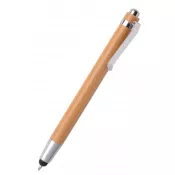 brązowy - Długopis TOUCH BAMBOO
