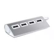 srebrny - Weeper USB hub