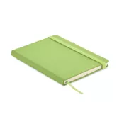 Notes A5 z recyklingu 96 kartek w linię ARPU Limonka