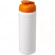 Biały-Pomarańczowy - Bidon Baseline® Plus o pojemności 750 ml z wieczkiem zaciskowym