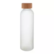 biały matowy - Butelka szklana Cloody 500 ml