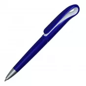 niebieski - Długopis reklamowy plastikowy CISNE
