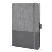 szary - Notatnik Thermo Leather A5