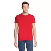 Koszulka męska organiczna 175 g/m² Sol's PIONEER MEN Bright Rojo