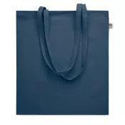 Torba na zakupy z bawełny organicznej 180 g/m² ONEL Niebieski