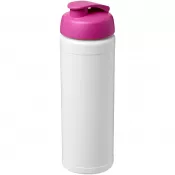Biały-Różowy - Bidon Baseline® Plus o pojemności 750 ml z wieczkiem zaciskowym