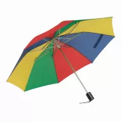 czerwony, niebieski, zielony, żółty - Parasol składany bez automatu REGULAR