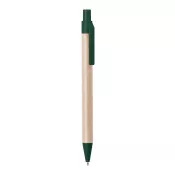ciemno zielony - Desok długopis z papieru z recyklingu