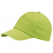 jasnozielony - 5-segmentowa czapka FAVOURITE